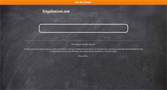Desktop Screenshot of kingsdominon.com
